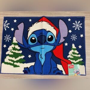 Stitch Christmas Accent Rug NWT